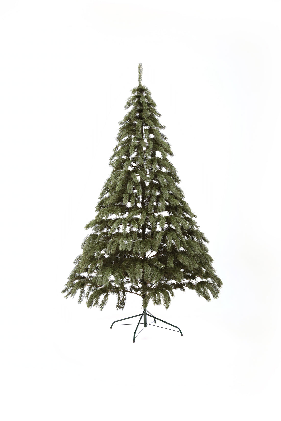 Bukovel Artificial Green Christmas Tree 6-7.5 ft Metal Stand Realistic Holiday Home Decoration