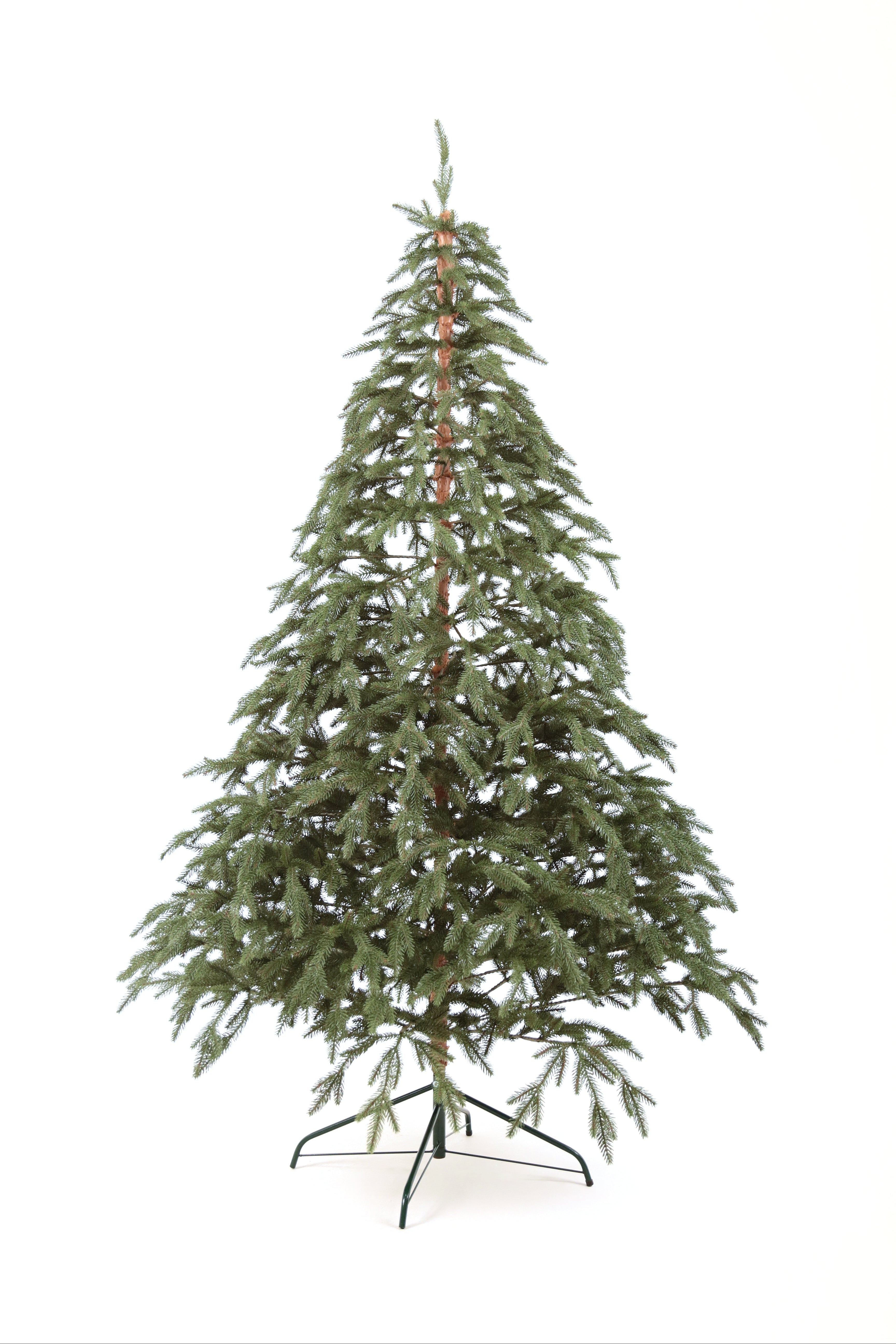 Alpine Artificial Green Christmas Tree 6-7.5 ft Metal Stand Realistic Holiday Home Decoration