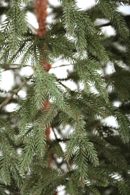 Alpine Artificial Green Christmas Tree 6-7.5 ft Metal Stand Realistic Holiday Home Decoration