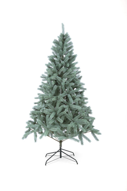 Bukovel Artificial Blue Christmas Tree 6-7 ft Metal Stand Realistic Holiday Home Decoration