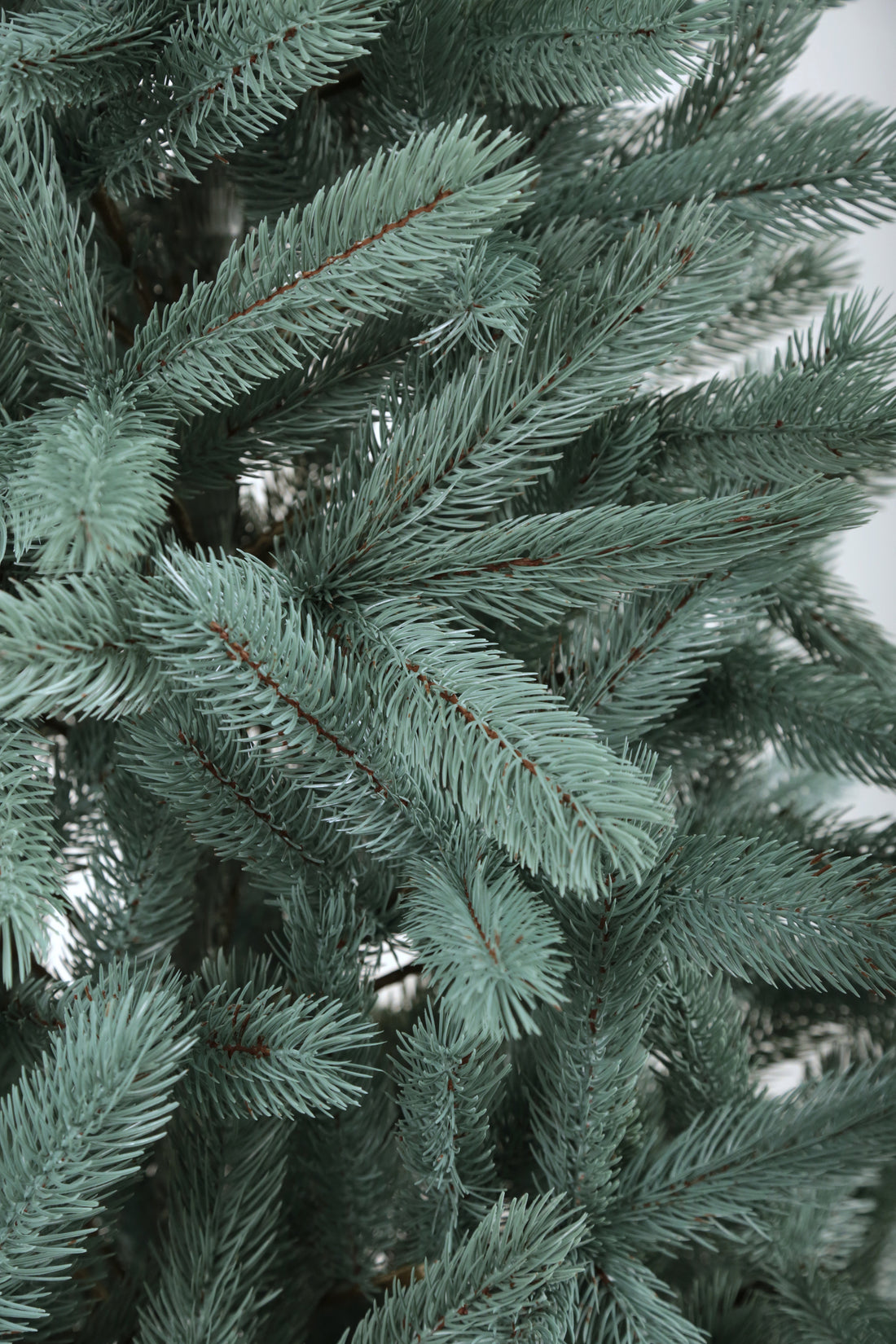 Bukovel Artificial Blue Christmas Tree 6-7 ft Metal Stand Realistic Holiday Home Decoration