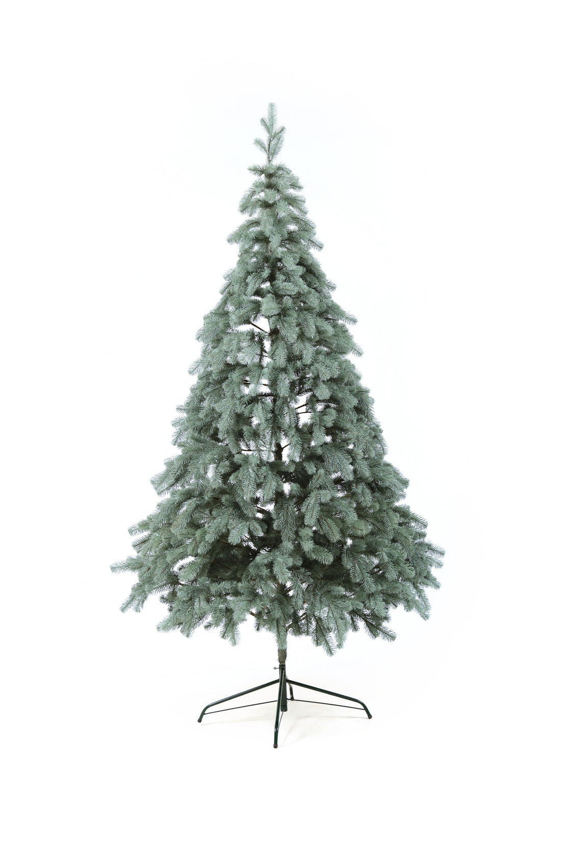 Royal Artificial Blue Christmas Tree 6-7 ft Metal Stand Realistic Holiday Home Decoration